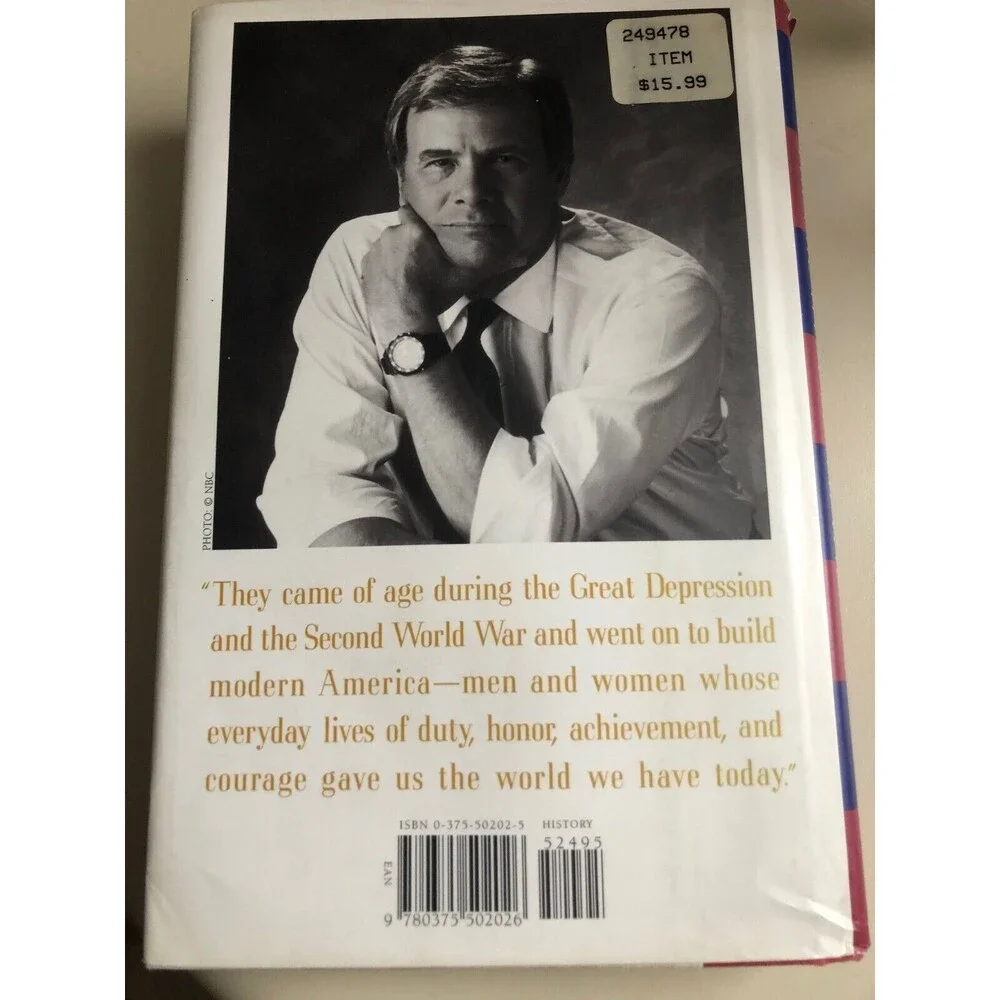 The Greatest Generation - Hardcover By Tom Brokaw- Very Good Condition